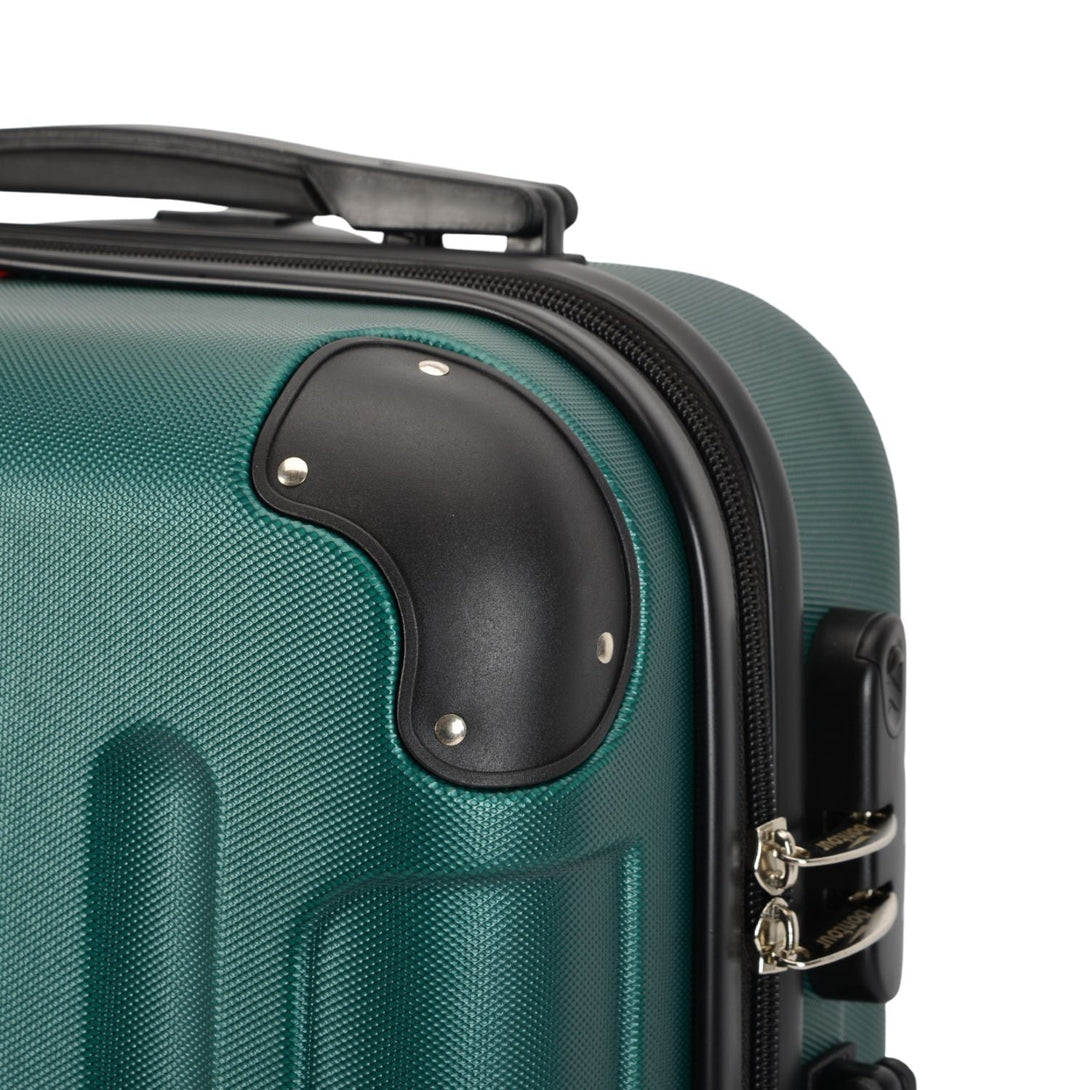 BONTOUR VERTICAL Kabínový kufor na 4 kolieskach 55x39x20cm zelená farba-Vashome.sk