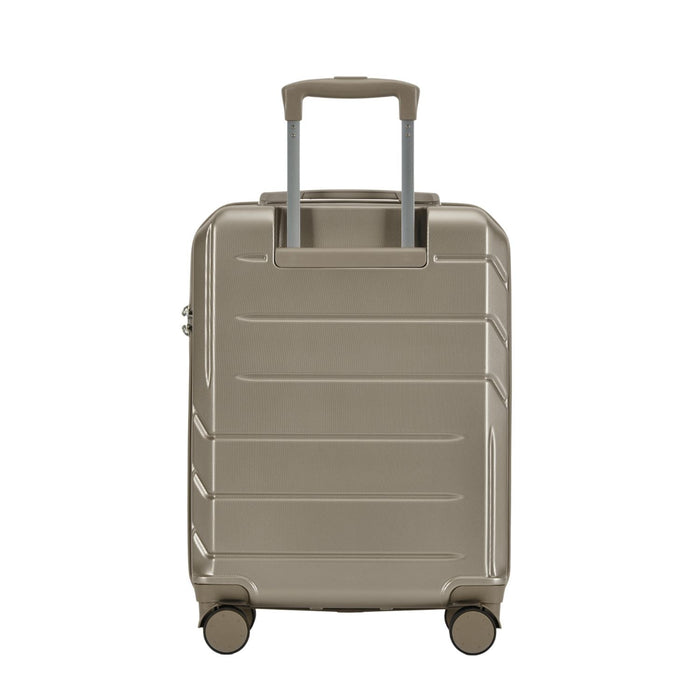 Bontour "Spinner" 4 kolieskový kufor s TSA zámkom, 55x40x20 cm, Šampanské zlato-Vashome.sk