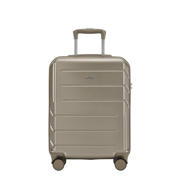 Bontour "Spinner" 4 kolieskový kufor s TSA zámkom, 55x40x20 cm, Šampanské zlato-Vashome.sk