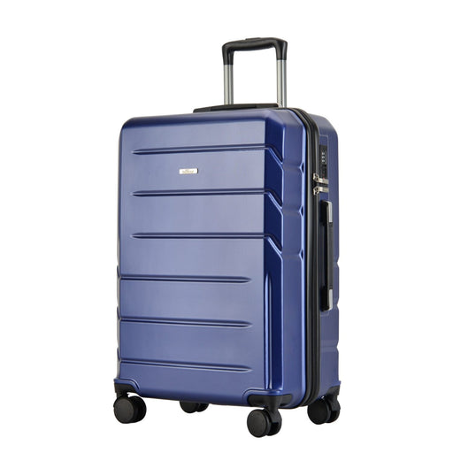 BONTOUR "Spinner" Rolovací kufor strednej veľkosti s TSA zámkom, veľkosť M, modrý-Vashome.sk