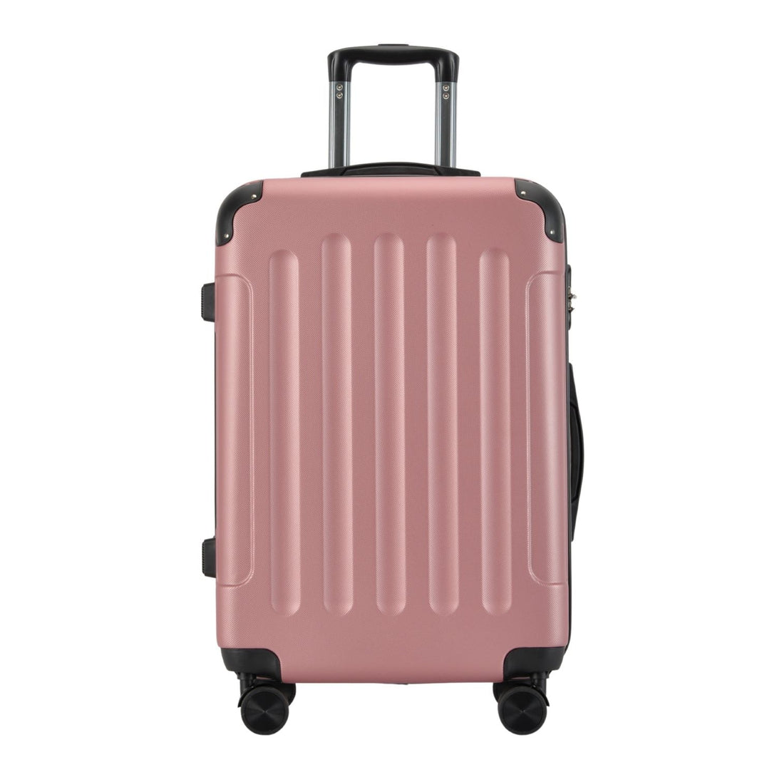 BONTOUR VERTICAL Kabínový kufor na 4 kolieskach 55x39x20cm Rose gold farba-Vashome.sk