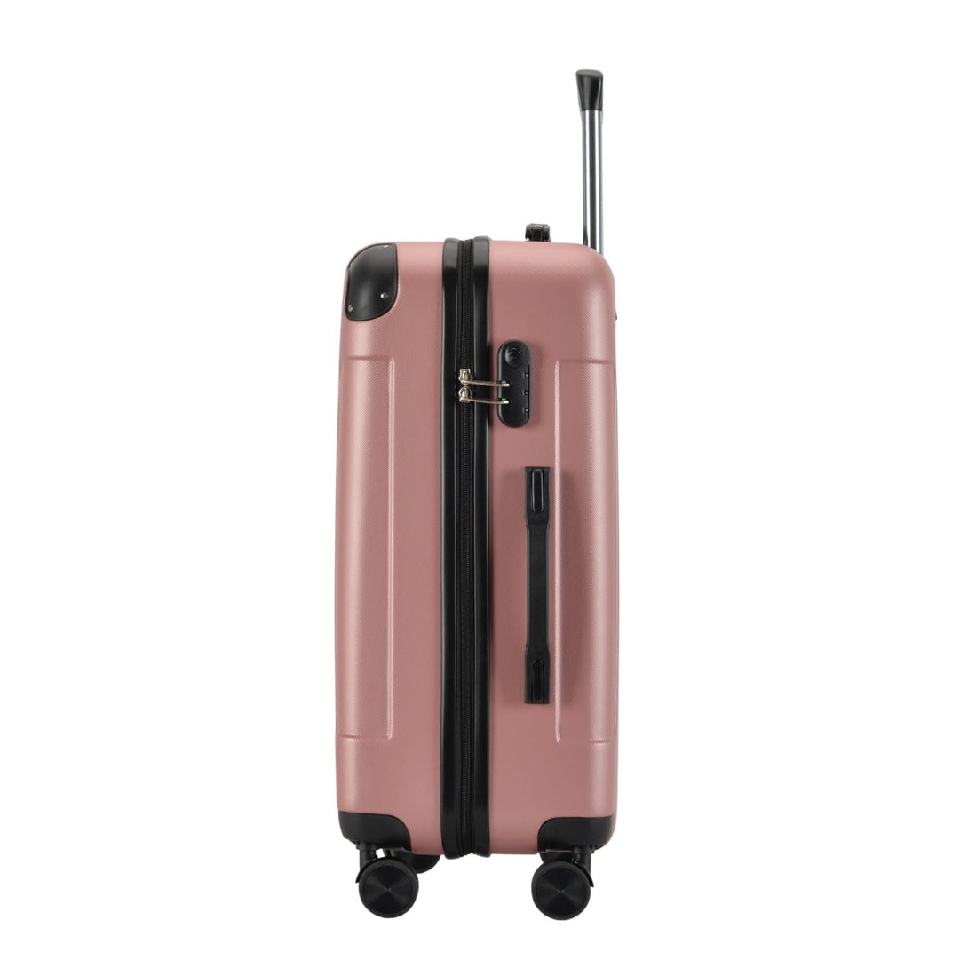 BONTOUR VERTICAL Kabínový kufor na 4 kolieskach 55x39x20cm Rose gold farba-Vashome.sk
