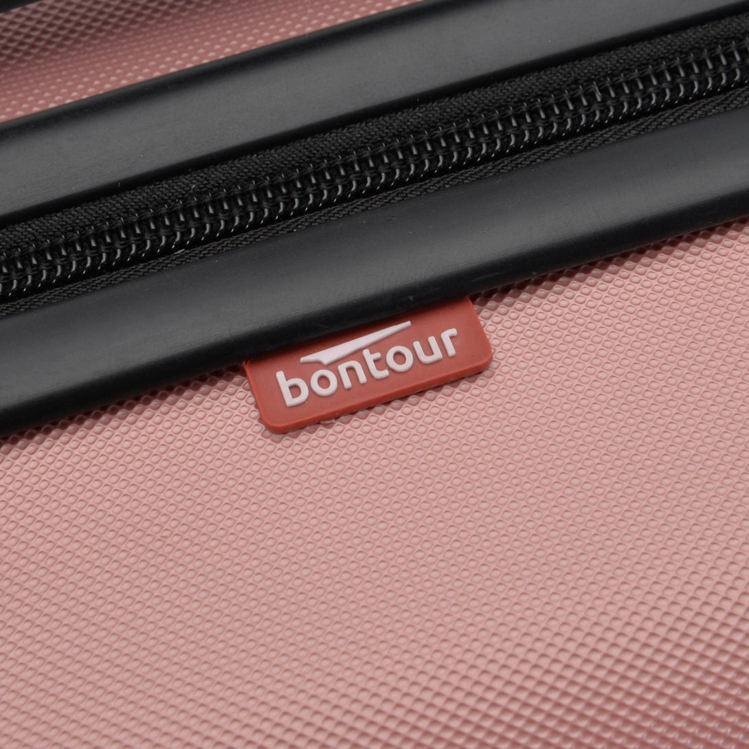 BONTOUR VERTICAL Kabínový kufor na 4 kolieskach 55x39x20cm Rose gold farba-Vashome.sk