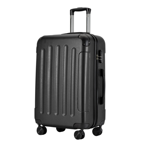 BONTOUR VERTICAL Stredný kufor so 4 kolieskami 68x45x25cm čierna farba-Vashome.sk