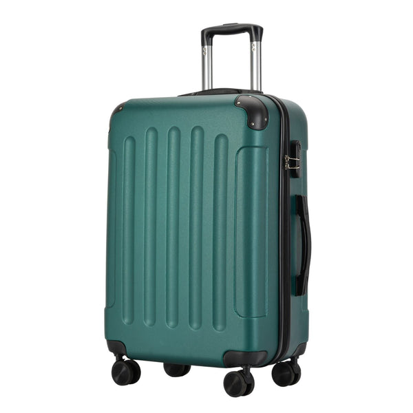 BONTOUR VERTICAL Stredný kufor so 4 kolieskami 68x45x25cm zelená farba-Vashome.sk