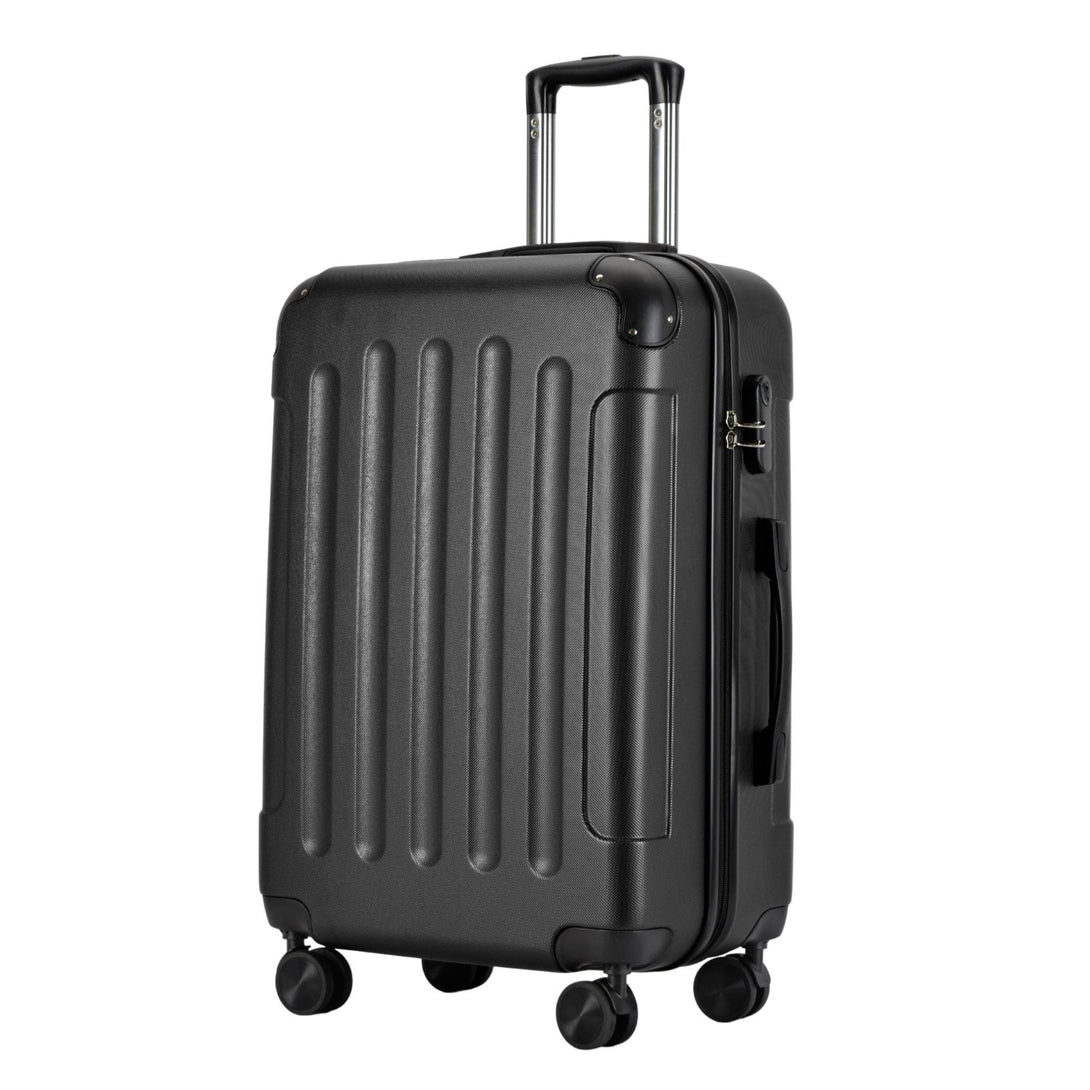 BONTOUR VERTICAL Stredný kufor so 4 kolieskami 68x45x25cm čierna farba-Vashome.sk
