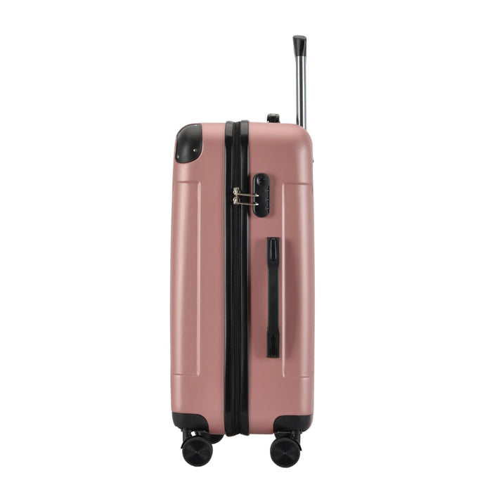 BONTOUR VERTICAL Stredný kufor so 4 kolieskami 68x45x25cm Rose Gold farba-Vashome.sk