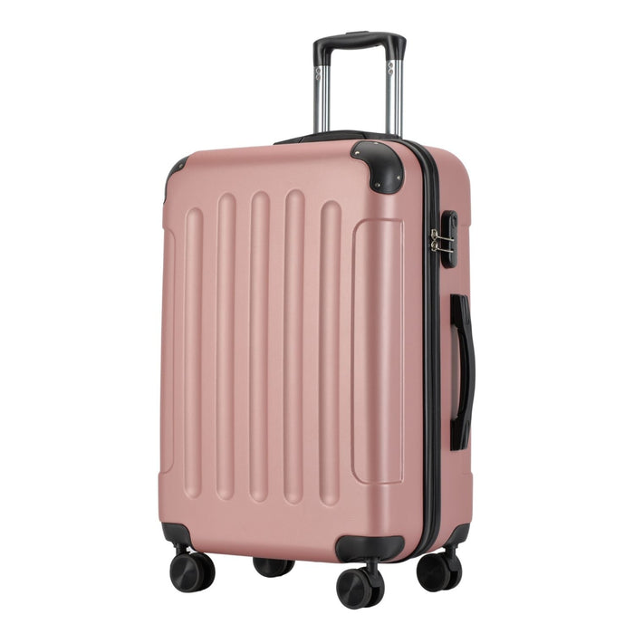 BONTOUR VERTICAL Stredný kufor so 4 kolieskami 68x45x25cm Rose Gold farba-Vashome.sk