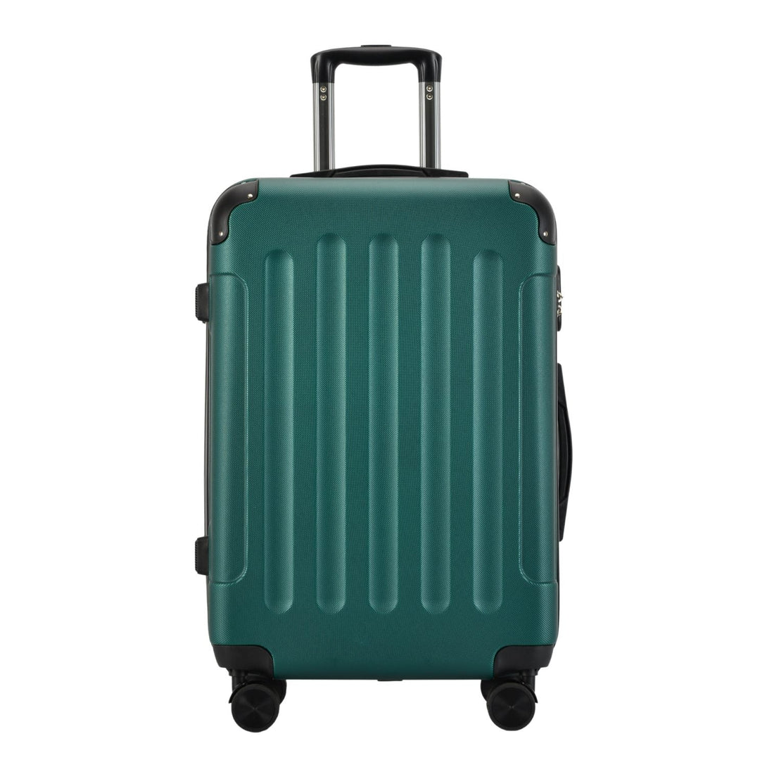 BONTOUR VERTICAL Stredný kufor so 4 kolieskami 68x45x25cm zelená farba-Vashome.sk