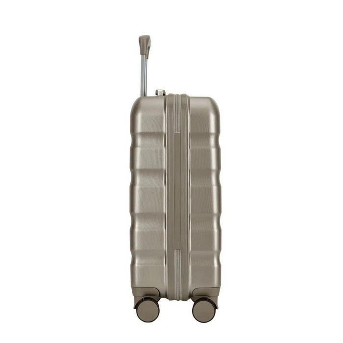 Bontour "WAVE" 4 kolieskový kufor s TSA zámkom, 55x40x20 cm, šampanská farba-Vashome.sk